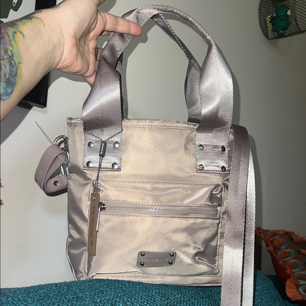BNWT Bear Paw Two Way Crossbody bag